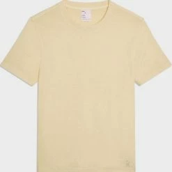 Promo 🤩 Men's Onia Garment Dye Cotton Crew Neck Tee Chamomile 😉