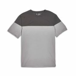 Deals 🎁 Men's Fourlaps Smash Tee 2.0 Grey/ Dark Grey 🔔