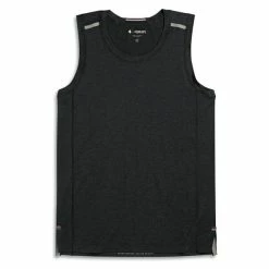 Outlet 🧨 Men's Fourlaps Level Tech Tank Black 😀