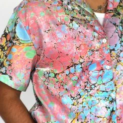 Best reviews of ❤️ Men's Lefty Signature Marbled Button Down Multi 👍