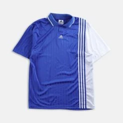 Promo 😍 Men's Vintage Adidas Soccer Jersey Blue 😉