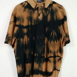 Promo 🤩 Polo Ralph Lauren Men's Upcycled Bleached Ralph Lauren Polo 005 Black Multi 🎉