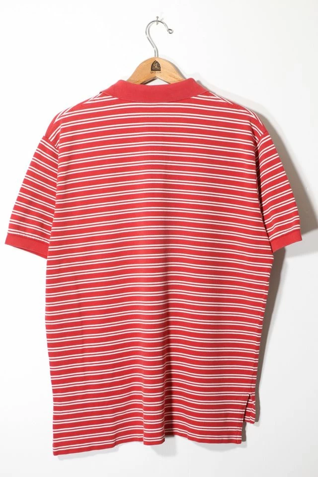 Best reviews of ๐ Men's Vintage Polo Ralph Lauren Striped Pique Polo ๐ Shirt Red Multi ๐ฏ - Image 3