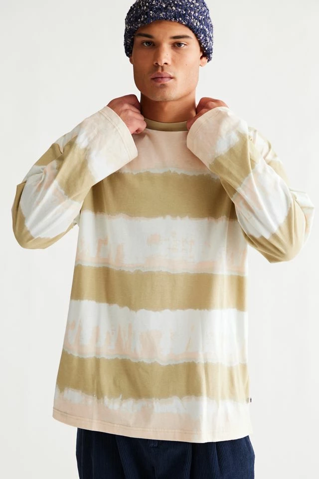 Best Sale 𧨠Urban Outfitters Men's UO Roller Stripe Tee Neutral Multi π