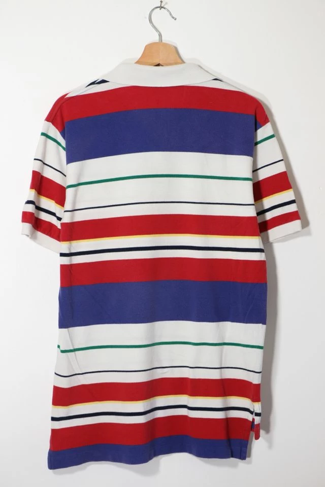 Cheapest ๐ Men's Vintage Polo Ralph Lauren Variegated Stripe Pique Polo ๐ Shirt Multi ๐คฉ - Image 3