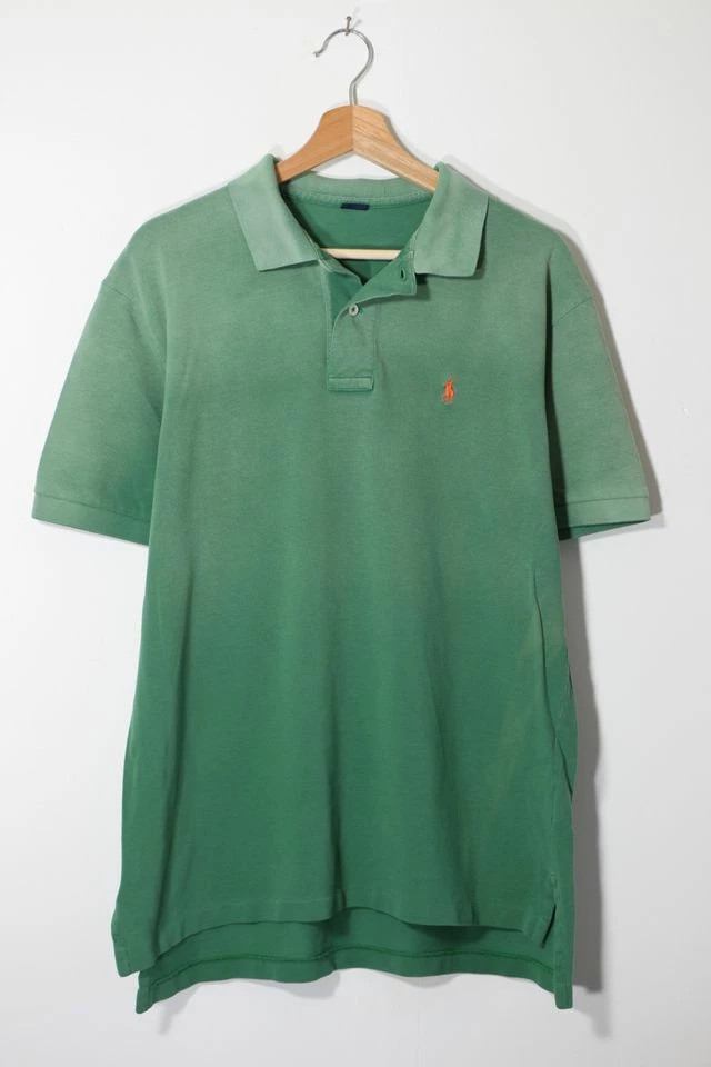 Best reviews of โ๏ธ Men's Vintage Polo Ralph Lauren Uniquely Faded Pique Polo ๐ Shirt Green ๐