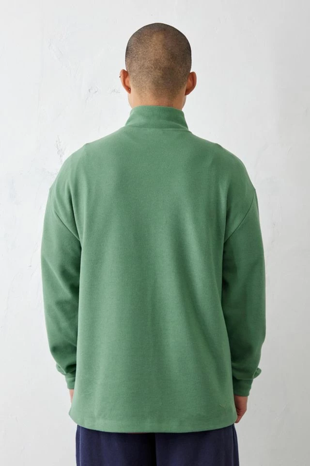 Top 10 π Men's Iets Frans... Forest Green Mock Neck Sweatshirt Green β - Image 4