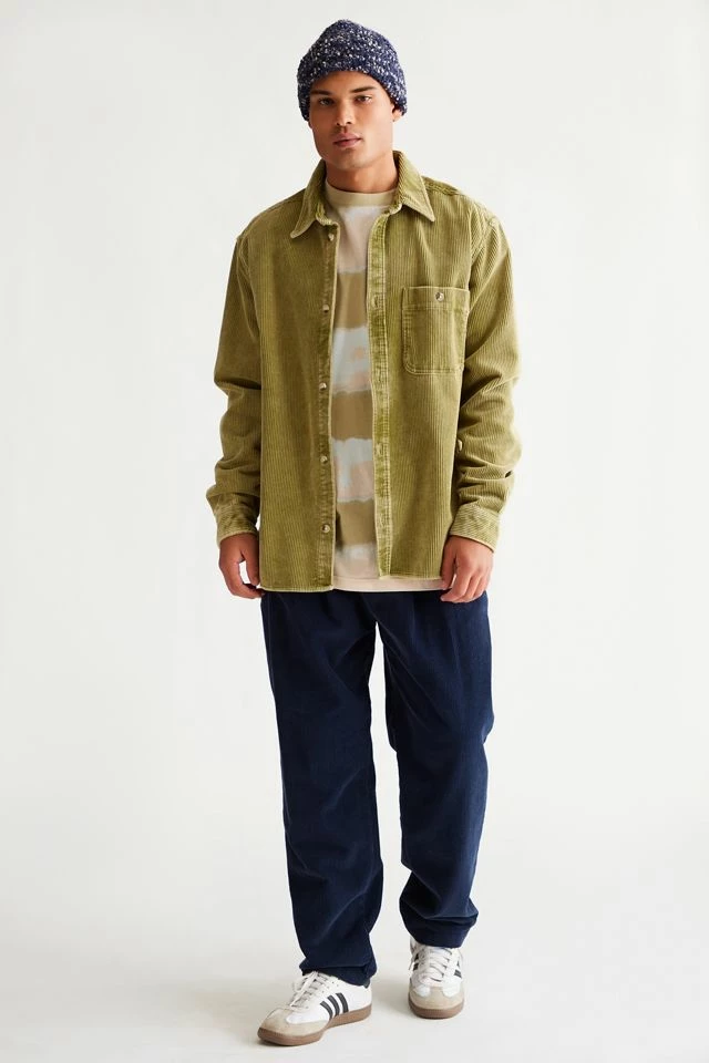 Best Sale 𧨠Urban Outfitters Men's UO Roller Stripe Tee Neutral Multi π - Image 2