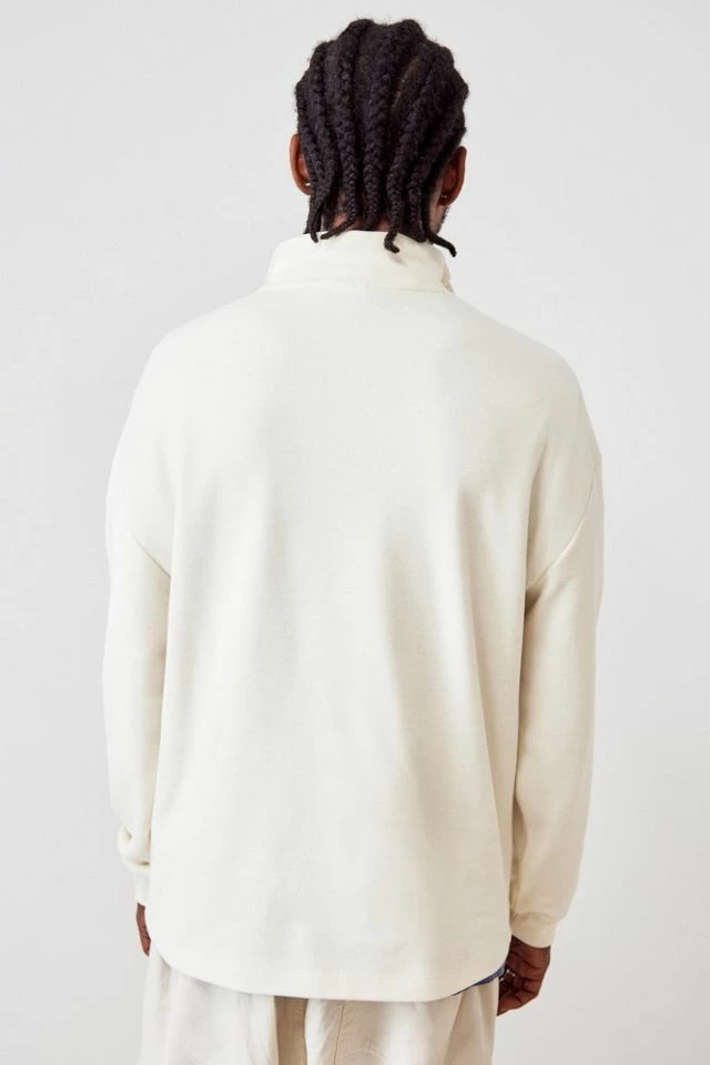 Deals ๐ Men's Iets Frans... Ecru Quarter-Zip Mock Neck Sweater Cream ๐ - Image 4
