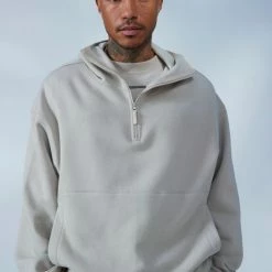 Hot Sale ✔️ Men's Standard Cloth Hyperbaric Hoodie Sweatshirt Taupe 🎁