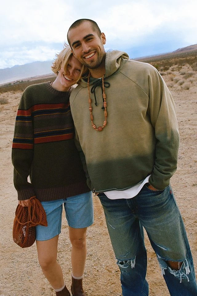 Top 10 ๐งจ Men's BDG Ombre Wash Hoodie Sweatshirt Green ๐ฅ