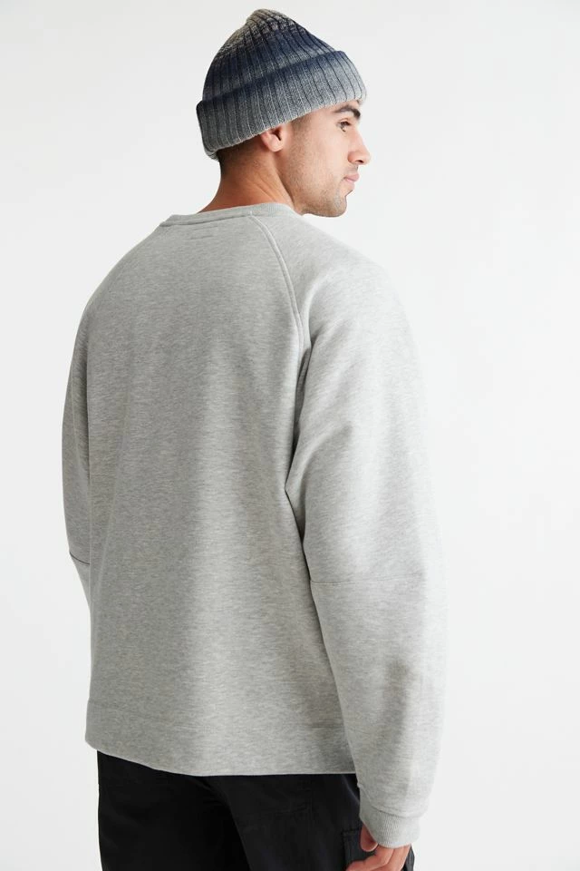 Discount ๐ฅ Men's Standard Cloth Oversized Crew Neck Sweatshirt Grey ๐ - Image 3