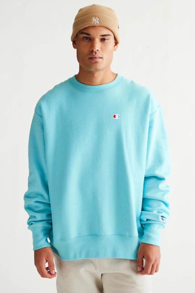 Top 10 โ Men's Champion Reverse Weave Crew Neck Sweatshirt Light Blue ๐