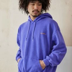 Discount 😀 Men's Iets Frans... Bright Purple Hoodie Sweatshirt Purple 🤩
