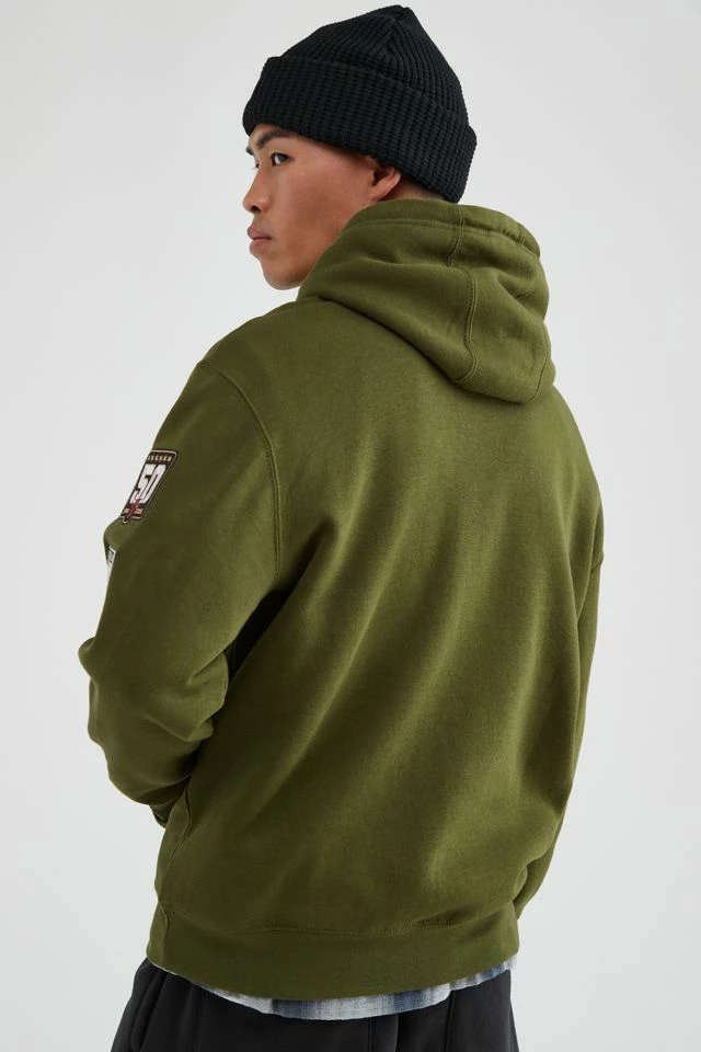 Top 10 β Men's Mitchell & Ness Chicago Bulls NBA Script Hoodie Sweatshirt Olive π - Image 4