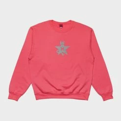 Promo 😉 Men's Mindblown Pink Devilish Sweatshirt Pink 🤩