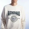 Brand new ✨ Men's Adidas Varsity Crew Neck Sweatshirt Cream ⌛