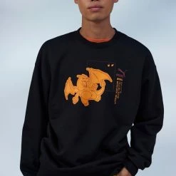 Best reviews of 😉 Men's Puma X Pokémon Crew Neck Sweatshirt Black ⌛