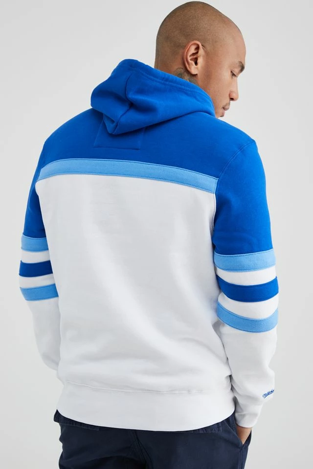 Hot Sale π Men's Mitchell & Ness NBA Coach Los Angeles Lakers Hoodie Sweatshirt Blue π - Image 3