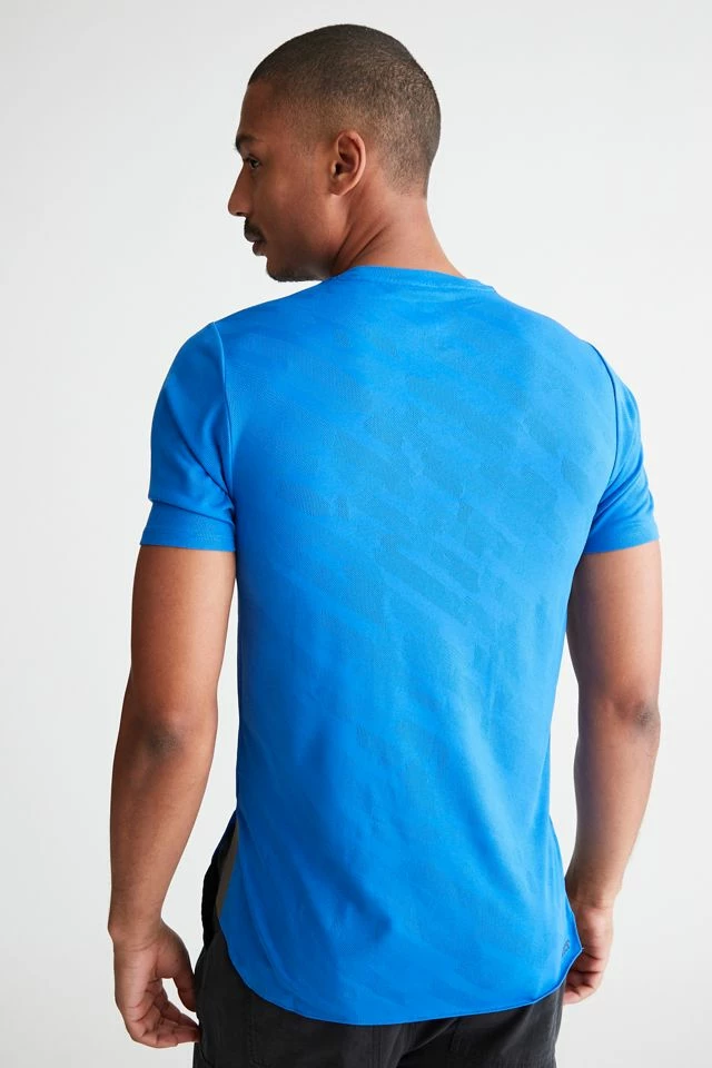 Budget ๐ Men's New Balance Q Speed Jacquard Tee Blue โค๏ธ - Image 4
