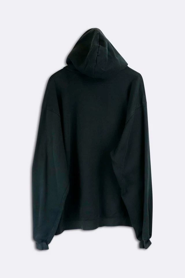 Cheap π Men's Vintage Adidas Hoodie Black π - Image 4