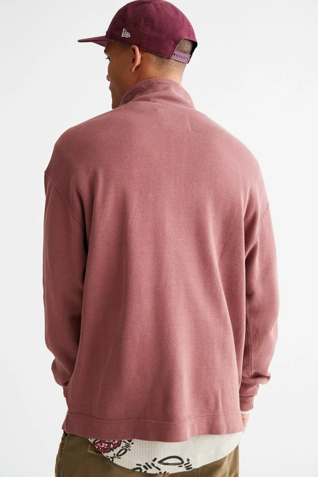 Top 10 ๐ Men's BDG Vintage Wash Quarter Zip Sweatshirt Red ๐ - Image 4