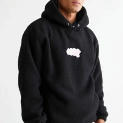Budget 🎁 Men's OBEY Ladera Fleece Hoodie Sweatshirt Black 🥰