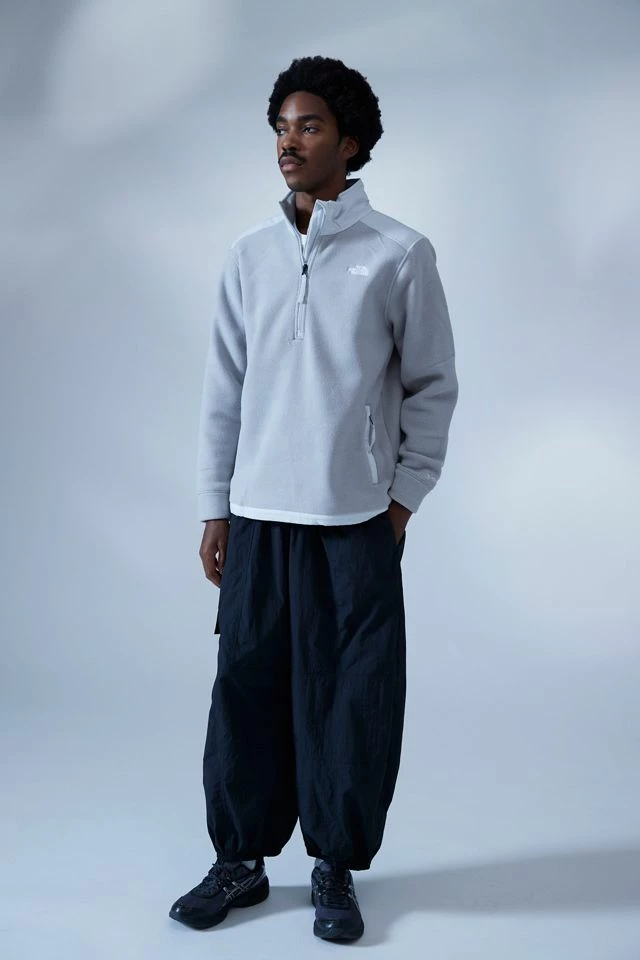 Outlet ๐ Men's The North Face Alpine Polartec 200 Quarter-Zip Jacket Grey ๐ฏ - Image 2