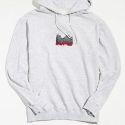 Brand new 🎉 Men's Gramicci Yosemite Embroidered Hoodie Sweatshirt Grey 😍