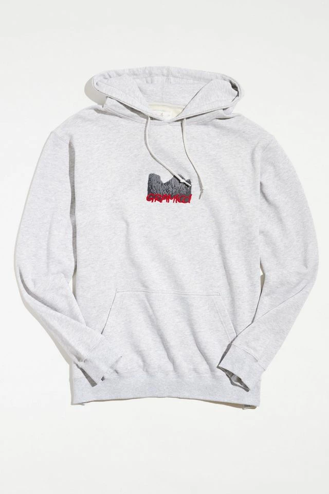 Brand new ๐ Men's Gramicci Yosemite Embroidered Hoodie Sweatshirt Grey ๐