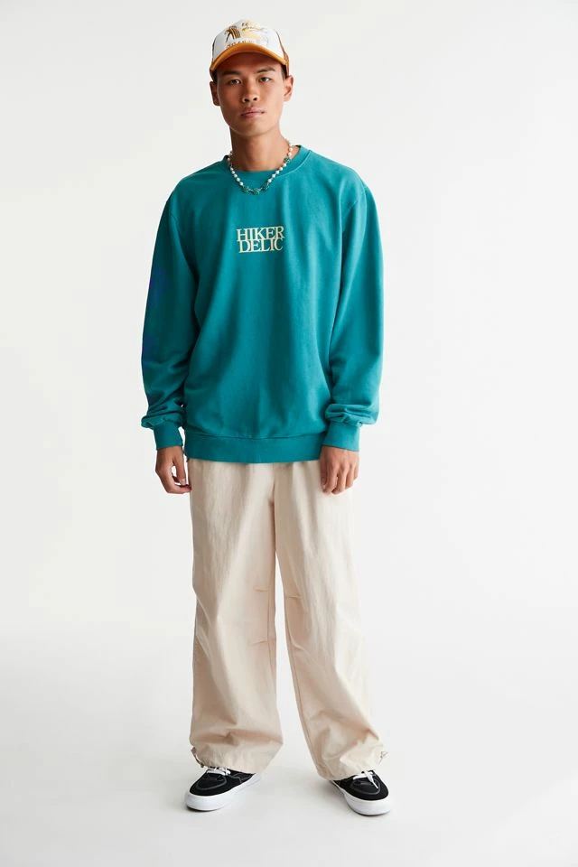 Flash Sale ๐งจ Men's Hikerdelic UO Exclusive Common Chicory Crew Neck Sweatshirt Slate ๐ฅฐ - Image 3