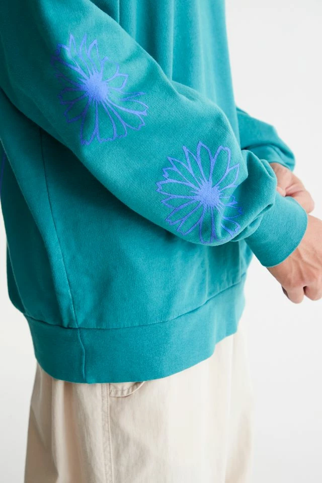 Flash Sale ๐งจ Men's Hikerdelic UO Exclusive Common Chicory Crew Neck Sweatshirt Slate ๐ฅฐ - Image 4