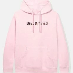 Outlet 😀 Men's Anti Social Social Club Self Conclusion Hoodie Pink 🎉