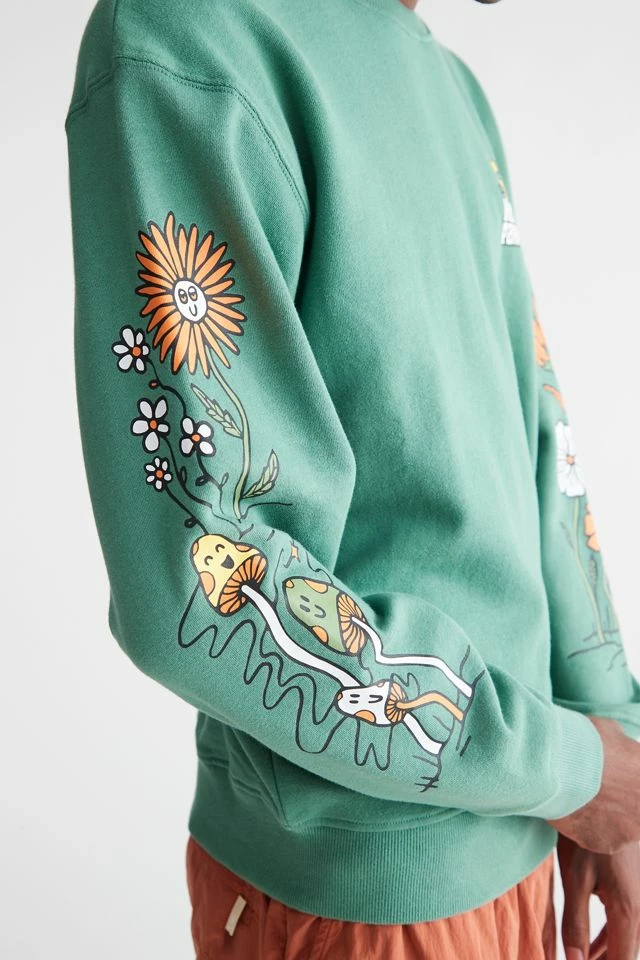 Wholesale π Men's Parks Project β63 National Parks Crew Neck Sweatshirt Green π - Image 5