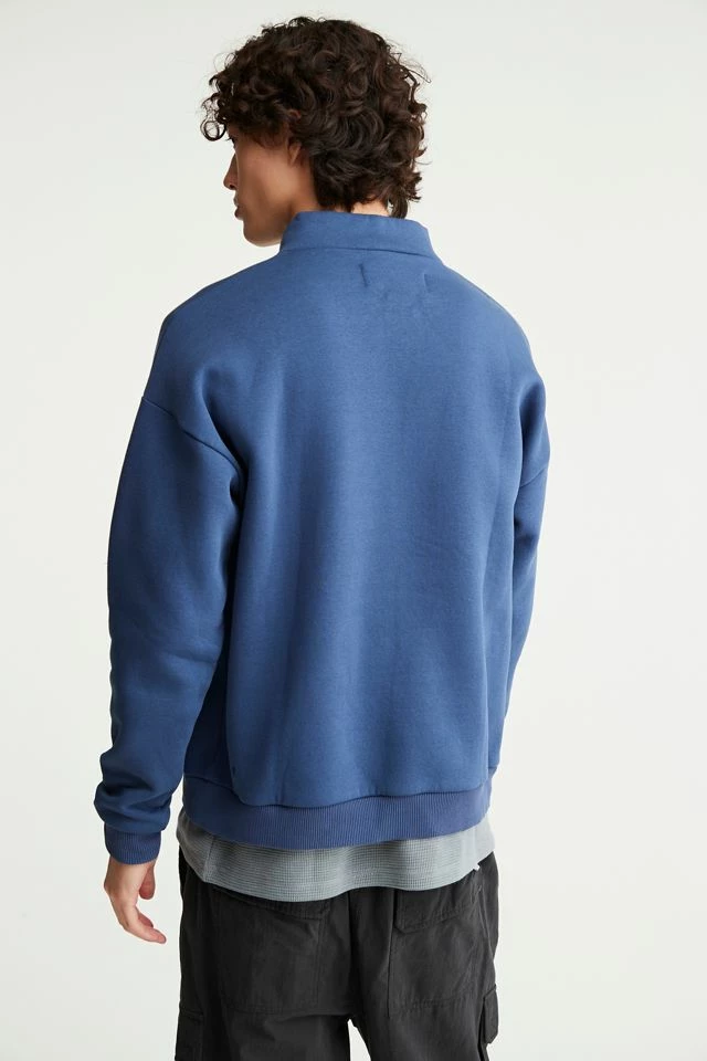 Promo 𧨠Men's Native Youth Oskar Half-Zip Sweatshirt Blue 𧨠- Image 4