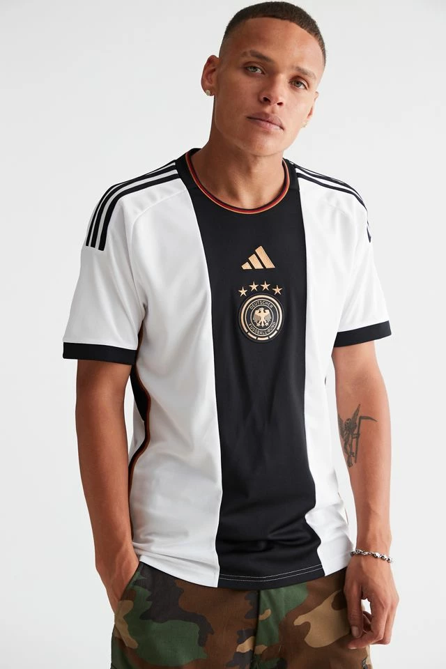 Coupon ๐ Men's Adidas Germany DBF Home Jersey Tee White ๐