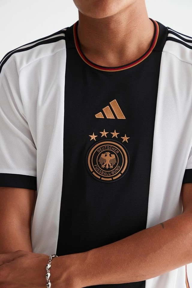 Coupon ๐ Men's Adidas Germany DBF Home Jersey Tee White ๐ - Image 3