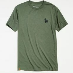 Budget ❤️ Men's Tentree Peru Embroidered Llama Tee Grey 😍
