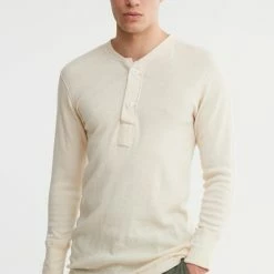 Wholesale 😀 Men's Urban Renewal Vintage Thermal Henley Tee Neutral 🥰