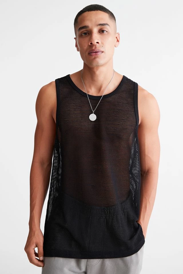 Top 10 π Men's Standard Cloth Mesh Tank Top Black β€οΈ