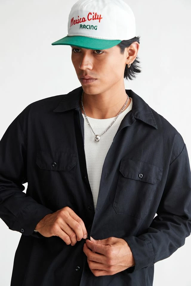 Wholesale ๐ Men's Urban Renewal Vintage Dickies Long Sleeve Oversized Work ๐ Shirt Black ๐ - Image 3