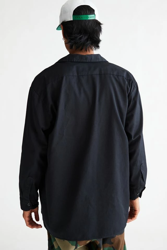 Wholesale ๐ Men's Urban Renewal Vintage Dickies Long Sleeve Oversized Work ๐ Shirt Black ๐ - Image 4