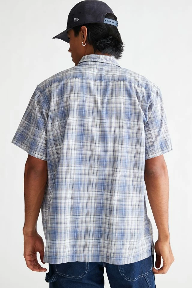 Best deal 😉 Men's Urban Renewal Vintage Dickies Plaid 👚 Shirt Blue 😉 - Image 5