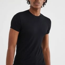 Discount 🎉 Men's Standard Cloth Seamless Tee Black 👏