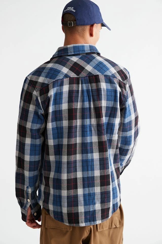 Flash Sale π Men's The North Face Valley Twill Flannel π Shirt Blue Multi β - Image 4