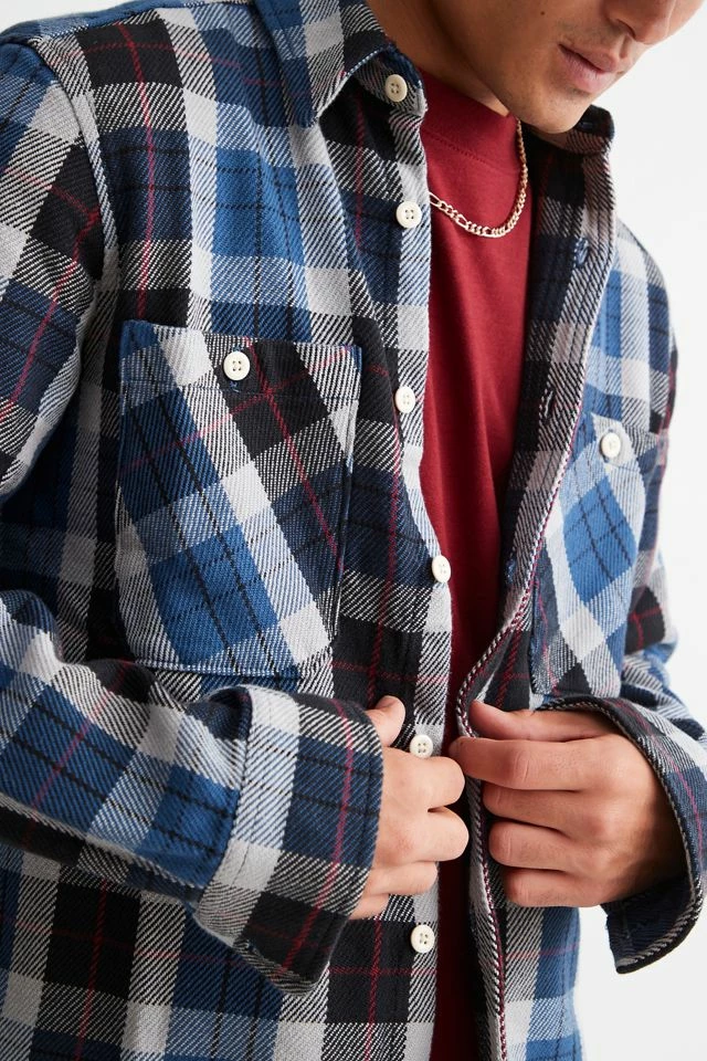 Flash Sale π Men's The North Face Valley Twill Flannel π Shirt Blue Multi β - Image 5