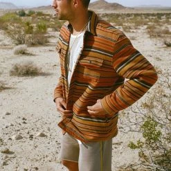 New 🎉 Men's Pendleton Fleece Lined 👕 Shirt Jacket Rust 🔥