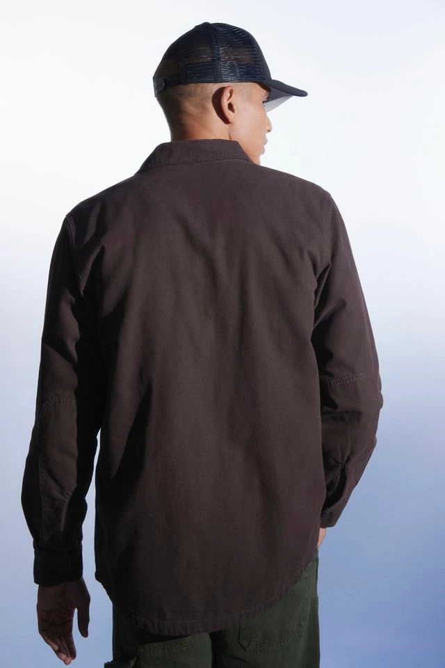 Promo π Men's Dickies Flannel Lined Duck Canvas π Shirt Jacket Chocolate π₯° - Image 4