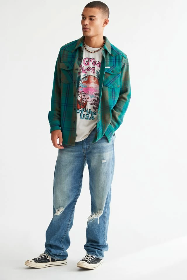 Best Pirce ๐ฅฐ Men's Topo Designs Mountain Heavyweight ๐ Shirt Green Multi โค๏ธ - Image 2