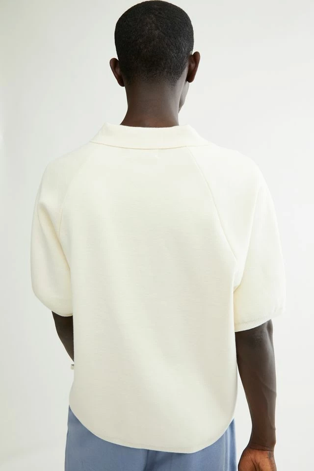 Coupon ๐ Men's Standard Cloth Kirk Boxy Polo ๐ Shirt Cream ๐งจ - Image 4